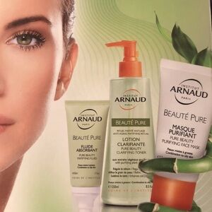 Institut Arnaud Paris Beauté Pure 3 Pc: Matify Fluid, Mask, Toner Lotion NATURAL